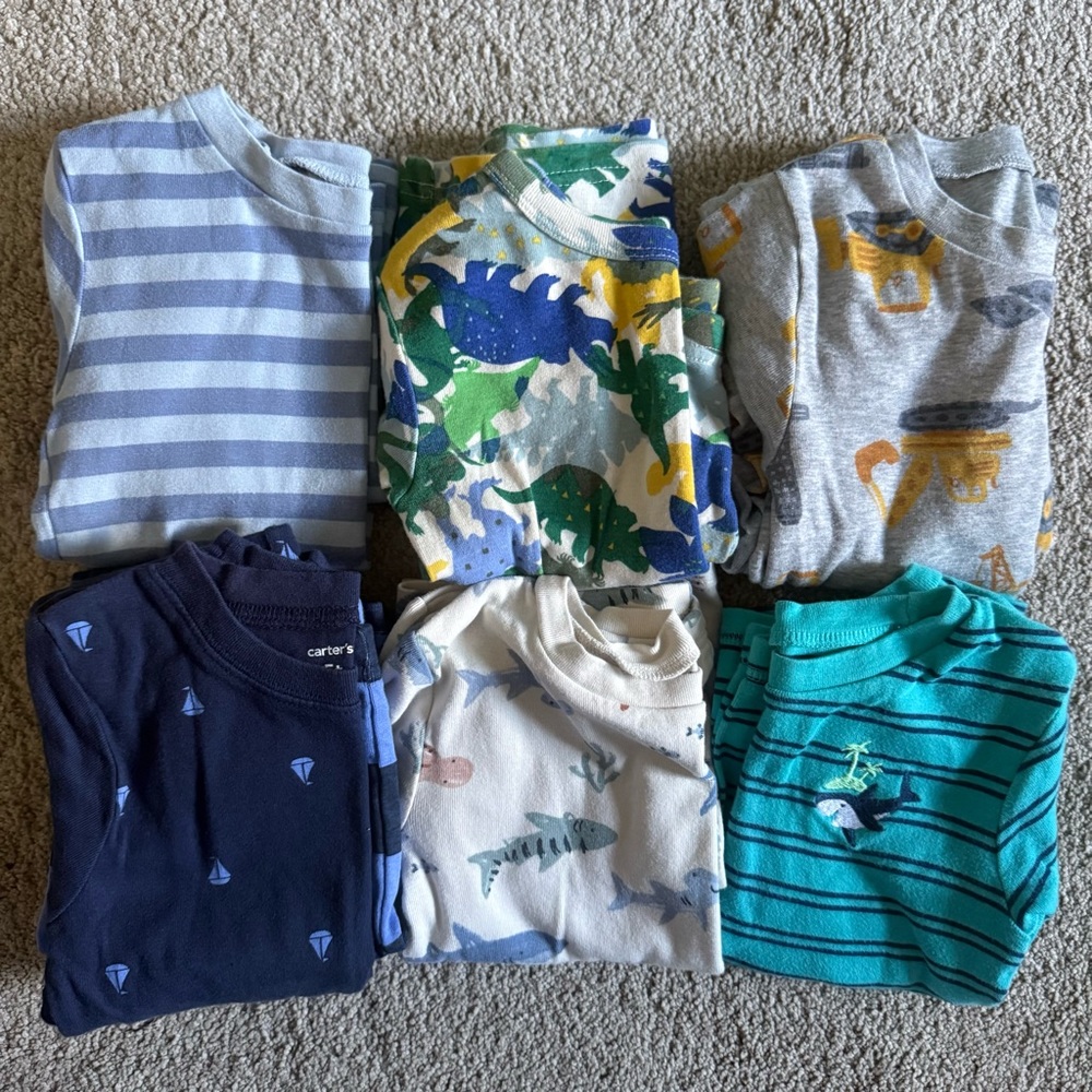Boys’ Short-Sleeve Pajama Lot (6)